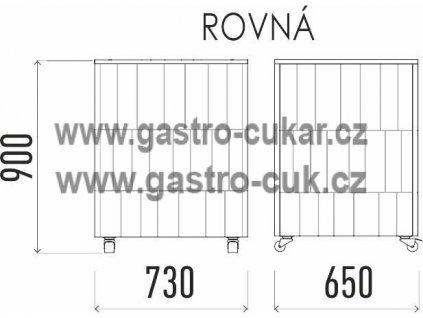 Neutrální pracovní modul rovný 650 NE