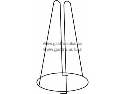stojan na inventar nerez 220 x 420 mm