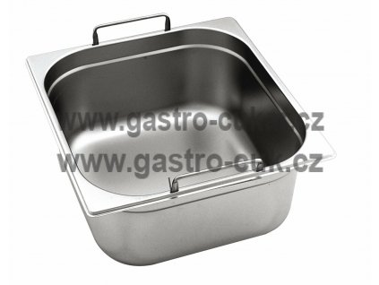 gn 2 3 h 150 mm nerezova plna s uchy optinox
