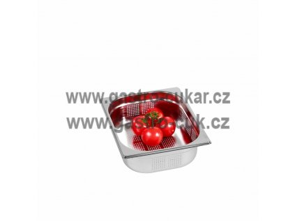 gn 1 2 h 100 mm nerezova derovana optinox