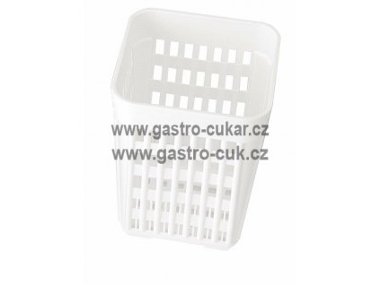 kosik na pribory hranaty bila