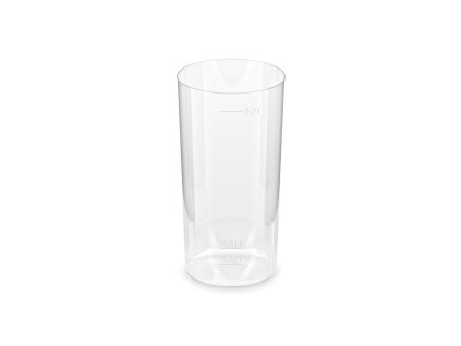 Kelímek krystal (PS) Longdrink Ø56mm 2cl/4cl/0,2L [10 ks]