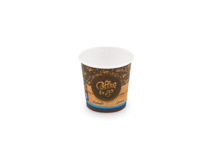 Papírový kelímek "Coffee to go" Ø62mm 110ml `XS: 0,08L/4oz` [50 ks]