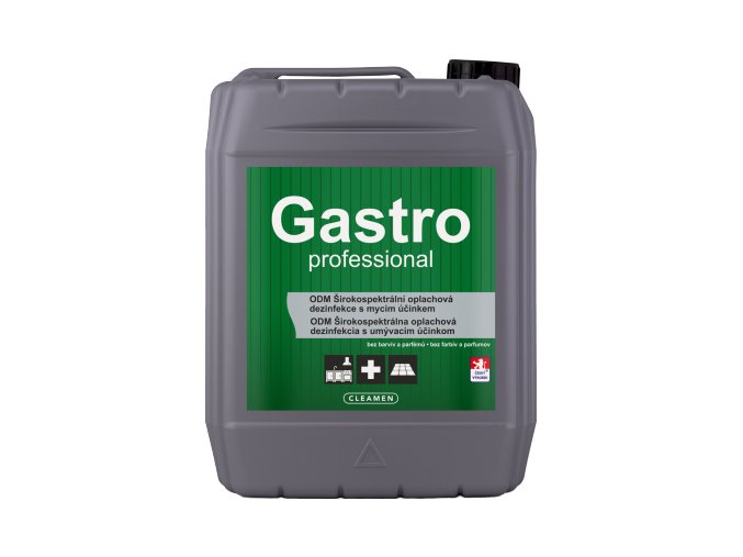 CLEAMEN Gastro Professional ODM širokospektrální oplachová dezinfekce s mycím účinkem bez barviv a parfémů 5l