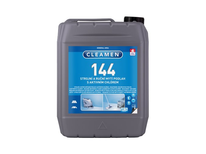 CLEAMEN 144 strojní podlahy s aktivním chlórem 5,5kg
