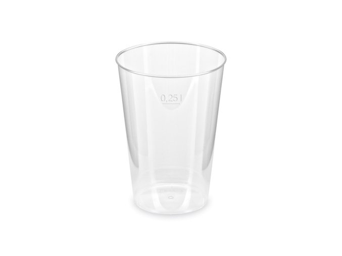 Kelímek krystal (PS) Ø76mm 0,25L [50 ks]