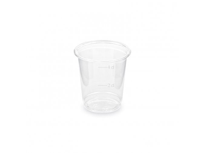 Kelímek (rPET) čirý Ø48mm 2cl/4cl [40 ks]