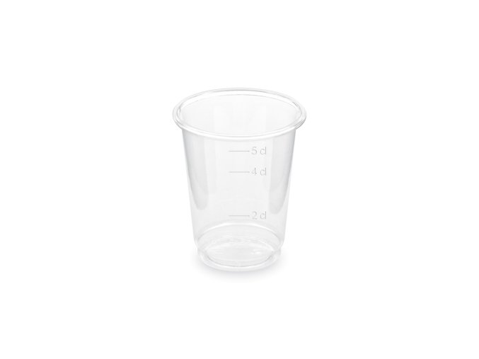 Kelímek (rPET) čirý Ø48mm 2cl/4cl/5cl [40 ks]