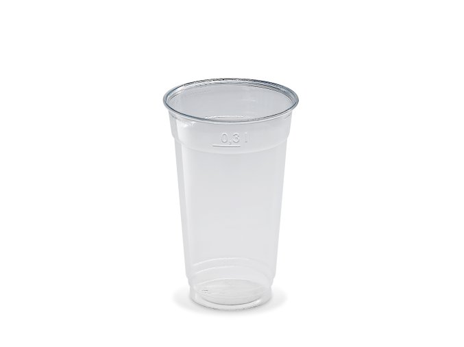 Kelímek (rPET) čirý Ø78mm 0,3L [50 ks]