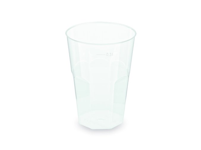 Kelímek vratný (PP) opakovaně použitelný Koktejl Ø80mm 0,3L [30 ks]