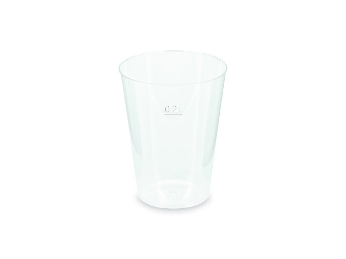 Kelímek vratný (PP) opakovaně použitelný extra-silný Ø76mm 0,2L [25 ks]