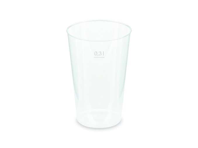 Kelímek vratný (PP) opakovaně použitelný extra-silný Ø80mm 0,3L [15 ks]