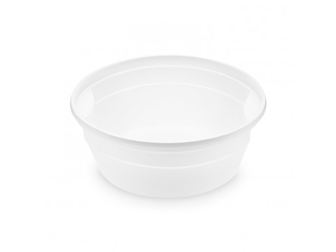 Miska (PP) bílá Ø127mm 350ml [50 ks]