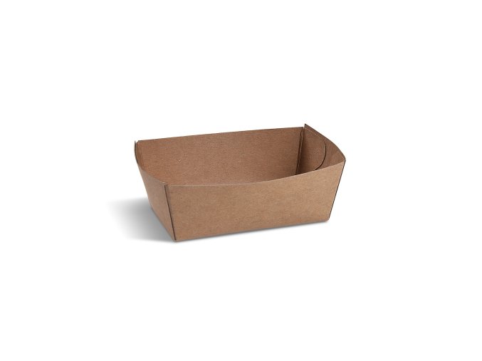 Papírová miska (FSC Mix) nepromastitelná kraft 100 x 60 x 40 mm 250ml [250 ks]