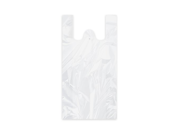 Taška (HDPE) bílá 24+11 x 44 cm `4kg` [100 ks]