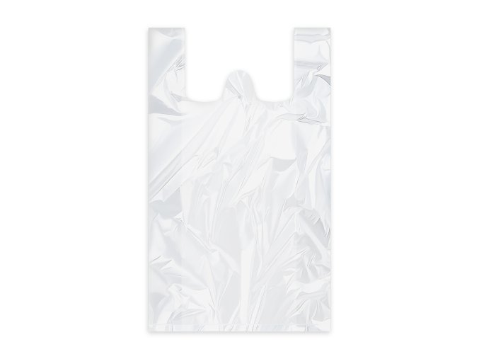 Taška (HDPE) bílá 30+18 x 55 cm `10kg` [100 ks]