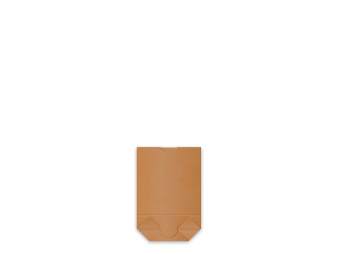 Papírový sáček s 65mm křížovým dnem kraft 17 x 26 cm `1kg` [1000 ks]