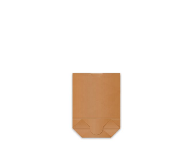 Papírový sáček s 85mm křížovým dnem kraft 22,5 x 31 cm `2kg` [1000 ks]