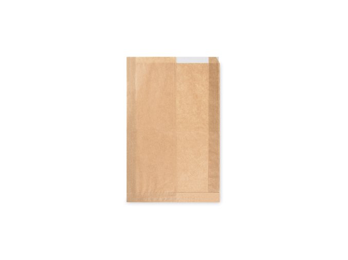 Papírový sáček s okénkem 12cm 22+5 x 34 cm [1000 ks]
