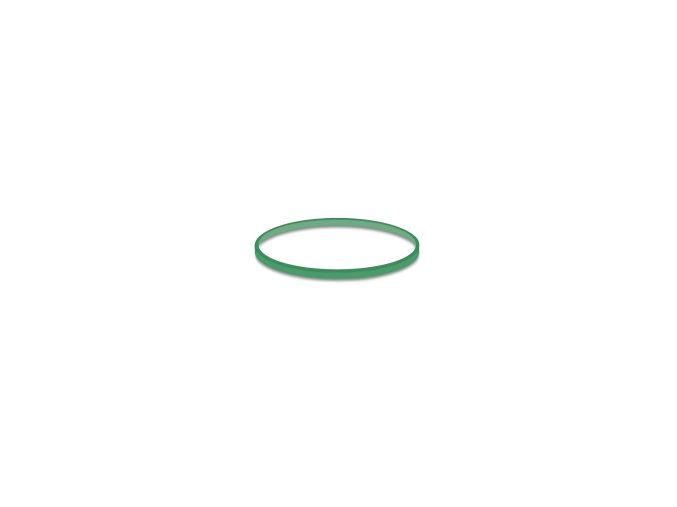 Gumička slabá zelená 1mm Ø4cm [50 g]