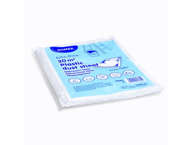 Zakrývací fólie (LDPE) 27µm extra-silná 4 x 5 m [1 ks]