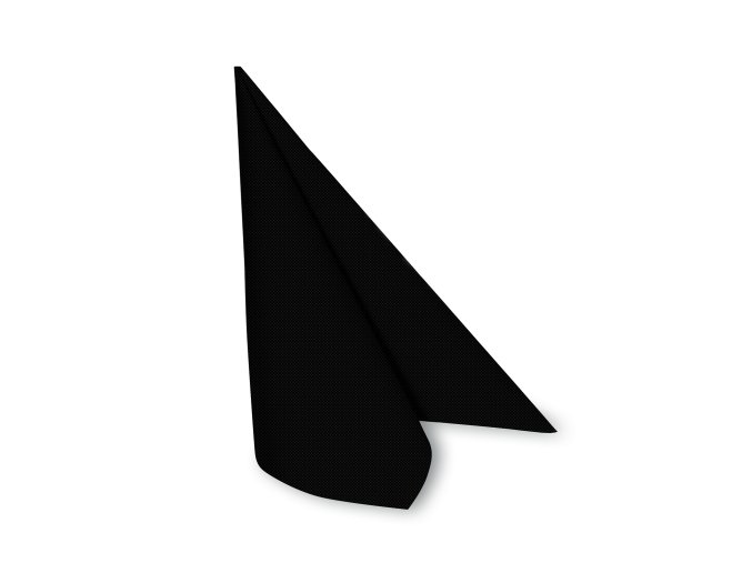 Ubrousek PREMIUM černý 40 x 40 cm [50 ks]