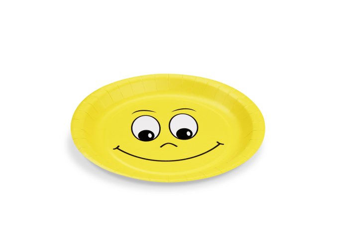 Papírový talíř (FSC Mix) Smile Ø23cm [10 ks]