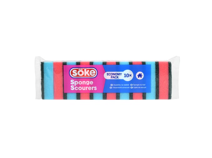 97083710 SOKE sponge scourer x10 front new