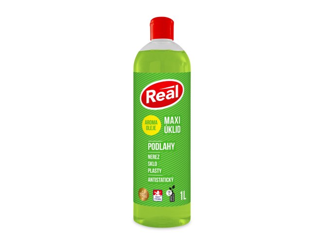 real maxi uklid myti povrchu 1l s aroma oleji antistaticky