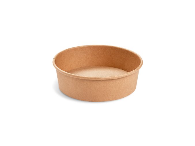 Papírová miska (PAP/PE) kraft Ø150mm 500ml [50 ks]