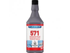 CLEAMEN 571 concentrate širokospektrální dezinfekce a mytí povrchů, podlah 1l