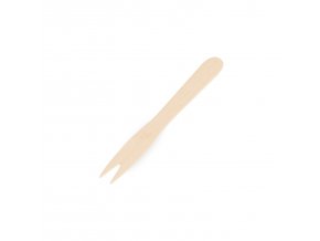 Vidlička na hranolky (dřevěná FSC 100%) 8,5cm [1000 ks]