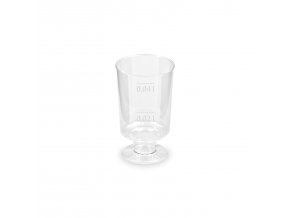 Kelímek krystal (PS) na stopce Ø38mm 2cl/4cl [20 ks]