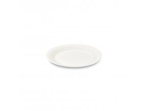 Papírový talíř (FSC Mix) bílý Ø18cm [100 ks]