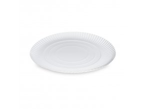 Papírový talíř (PAP-Recy) hluboký bílý Ø29cm [50 ks]