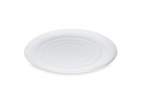 Papírový talíř (PAP-Recy) hluboký bílý Ø32cm [50 ks]