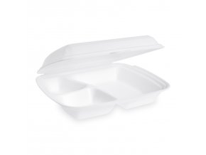 Menu box (XPS) 3dílný bílý 241 x 207 x 69 mm 570ml [125 ks]
