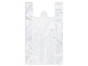 Taška (HDPE) extra-silná bílá 40+20 x 60 cm `18kg` [50 ks]