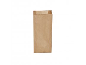 Papírový sáček s bočním skladem hnědý 14+7 x 32 cm `2kg` [500 ks]