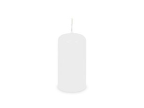 Svíčka válcová bílá Ø50 x 100 mm [4 ks]