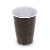 Kávový kelímek (PP) hnědo/bílý Ø70mm 180ml [100 ks]
