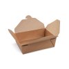 Food box (PAP FSC Mix/PET) nepromastitelný kraft `M` 151 x 120 x 50 mm 1000ml [50 ks]