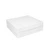 Krabice na dort (PAP) bílá 25 x 25 x 10 cm [50 ks]
