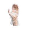 Rukavice (HDPE) jednorázová transparentní `L` v boxu [100 ks]