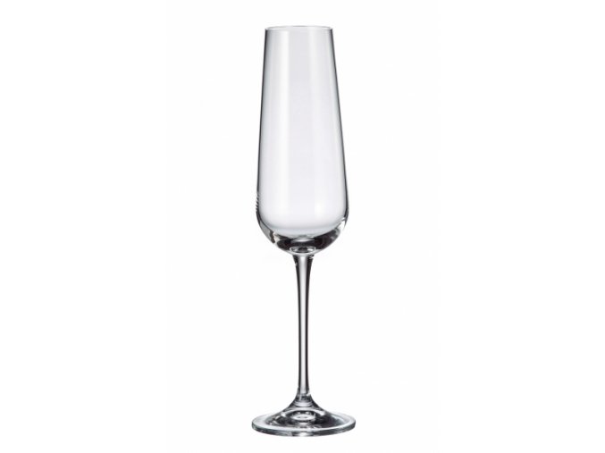 Sada 6 kusů sklenic na šampaňské ARDEA 220ml Crystalite Bohemia