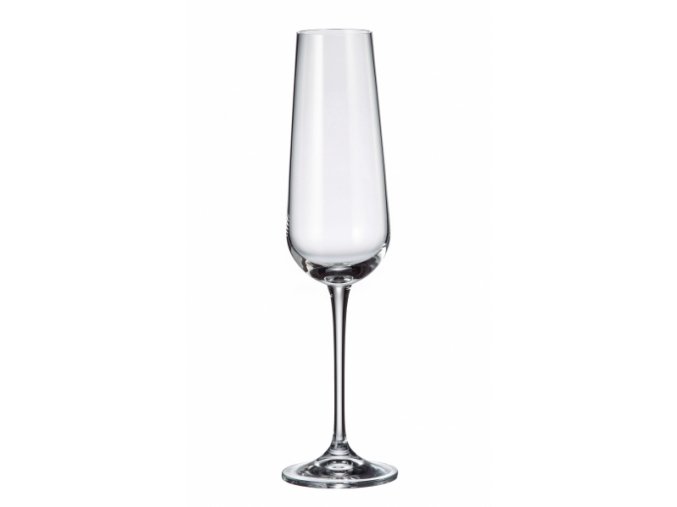 Sada 6 kusů sklenic na šampaňské ARDEA 220ml Crystalite Bohemia