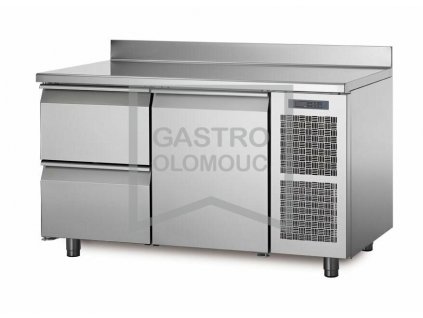 Chladící stůl TA13/2M s deskou a zadním lemem (Varianta Chladící stůl TA13/2M s deskou a zadním lemem)