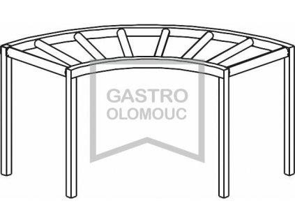 Stůl válečkový oblouk 90° 1300 x 1300 x 850 mm (Varianta Stůl válečkový oblouk 90° 1300 x 1300 x 850 mm)