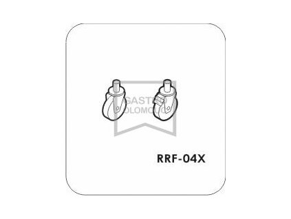 Sada koleček ARRF-04X(2+2) (Varianta Sada koleček ARRF-04X(2+2))