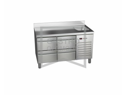 Stůl chladící ETP-7-135-04 HC S + dřez (Varianta Stůl chladící ETP-7-135-04 HC S + dřez)